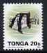 Tonga 1993-95 White-Tailed Dascyllus Fish 20s (from Marine Life def set) opt'd SPECIMEN, as SG 1223 (1993 imprint date) unmounted mint, stamps on marine life, stamps on fish