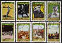 Ajman 1971 Munich Olympics perf set of 8 cto used, Mi 693-700A