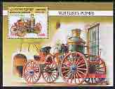 Cambodia 2001 Fire Engines perf m/sheet unmounted mint SG MS2107, stamps on , stamps on  stamps on fire