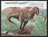 Somalia 1999 Dinosaurs perf m/sheet unmounted mint, stamps on dinosaurs