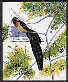 Benin 1999 Birds (triangular stamp) perf m/sheet unmounted mint, stamps on birds, stamps on triangulars