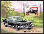 Congo 1999 Classic Cars perf m/sheet unmounted mint, stamps on cars, stamps on ford