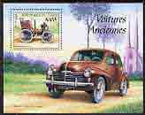 Chad 1999 Vintage Cars (Renault) perf m/sheet unmounted mint, stamps on cars, stamps on renault