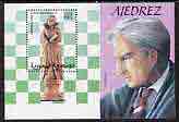 Sahara Republic 1999 Chess perf m/sheet unmounted mint, stamps on chess