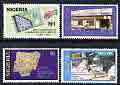 Nigeria 1994 25th Anniversary of Philatelic Services perf set of 4 unmounted mint, SG 671-74*, stamps on , stamps on  stamps on postal, stamps on  stamps on stamp on stamp, stamps on  stamps on stamponstamp