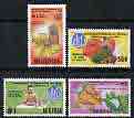 Nigeria 1992 Conference on Nutrition perf set of 4 unmounted mint, SG 642-45*, stamps on food, stamps on fruit