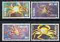 Nigeria 1994 Crabs perf set of 4 unmounted mint , SG 681-84*, stamps on crabs, stamps on marine life
