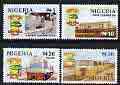 Nigeria 1999 Railway Centenary perf set of 4 unmounted mint, SG 731-34*, stamps on railways