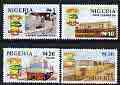 Nigeria 1999 Railway Centenary perf set of 4 unmounted mint, SG 731-34*, stamps on , stamps on  stamps on railways