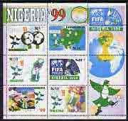 Nigeria 1999 World Youth Football Championship perf m/sheet unmounted mint, SG MS 741