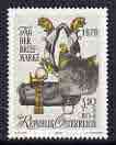 Austria 1970 Stamp Day (saddle, harness & posthorn) unmounted mint, SG 1600, stamps on postal, stamps on horses