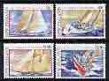 New Zealand 1992 America's Cup Challenge set of 4 unmounted mint, SG 1655-58, stamps on , stamps on  stamps on sailing, stamps on  stamps on yachts