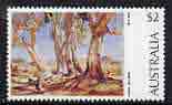 Australia 1974-79 $2 Red Gums of the Far North by H Heysen unmounted mint, from Paintings set of 5, SG 566*, stamps on arts, stamps on trees