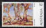 Australia 1974-79 $2 'Red Gums of the Far North' by H Heysen unmounted mint, from Paintings set of 5, SG 566*, stamps on , stamps on  stamps on arts, stamps on  stamps on trees