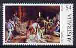 Australia 1974-79 $4 Shearing the Ram by Tom Roberts unmounted mint, from Paintings set of 5, SG 566a*, stamps on arts, stamps on ovine