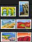 Australia 1976 Australian Scenes set of 6 unmounted mint, SG 627-32*, stamps on civil engineering, stamps on bridges, stamps on coral, stamps on marine life, stamps on heritage