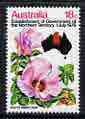 Australia 1978 Northern Territory Government establishment unmounted mint, SG 668*, stamps on flowers, stamps on roses, stamps on maps