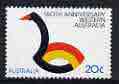 Australia 1979 Western Australia Anniversary (Symbolic swan) unmounted mint, SG 719*, stamps on birds, stamps on swans
