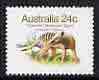 Australia 1981-83 Thylacine (Tasmanian Tiger) 24c from Wildlife def set unmounted mint, SG 788*, stamps on , stamps on  stamps on animals