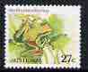 Australia 1981-83 Blue Mountains Tree Frog 27c from Wildlife def set unmounted mint, SG 790*, stamps on reptiles