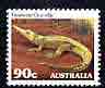 Australia 1981-83 Freshwater Crocodile 90c from Wildlife def set unmounted mint, SG 804*, stamps on reptiles