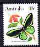 Australia 1981-83 Cairns Birdwing butterfly 10c from Wildlife def set unmounted mint, SG 785*, stamps on butterflies