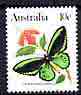 Australia 1981-83 Cairns Birdwing butterfly 10c from Wildlife def set unmounted mint, SG 785*