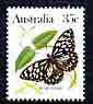 Australia 1981-83 Blue Tiger butterfly 35c from Wildlife def set unmounted mint, SG 793*, stamps on butterflies
