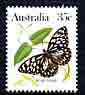 Australia 1981-83 Blue Tiger butterfly 35c from Wildlife def set unmounted mint, SG 793*