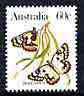 Australia 1981-83 Wood White butterfly 60c from Wildlife def set unmounted mint, SG 798*, stamps on , stamps on  stamps on butterflies