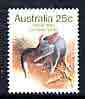 Australia 1981-83 Common Rabbit-bandicoot 25c (perf 14.5 x 14) from Wildlife def set unmounted mint SG 789a*, stamps on , stamps on  stamps on animals