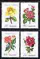 Australia 1982 Roses set of 4 unmounted mint, SG 843-46*, stamps on flowers, stamps on roses