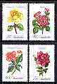 Australia 1982 Roses set of 4 unmounted mint, SG 843-46*, stamps on , stamps on  stamps on flowers, stamps on  stamps on roses