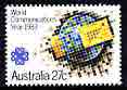 Australia 1983 World Communications Year 27c unmounted mint, SG 887, stamps on , stamps on  stamps on communications