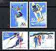 Australia 1984 Skiing set of 4 unmounted mint, SG 915-18*, stamps on sport, stamps on skiing