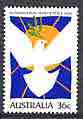 Australia 1986 International Peace Year 36c unmounted mint, SG 1039*, stamps on birds, stamps on dove, stamps on peace