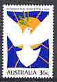 Australia 1986 International Peace Year 36c unmounted mint, SG 1039*, stamps on birds, stamps on dove, stamps on peace
