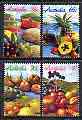 Australia 1987 Fruits set of 4 unmounted mint, SG 1050-53*, stamps on , stamps on  stamps on food, stamps on  stamps on fruit