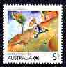 Australia 1988-95 Rescue & Emergency $1 unmounted mint from 'Living Together' def set of 27, SG 1136, stamps on rescue, stamps on animals, stamps on kangaroos, stamps on fire
