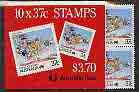 Australia 1988 Living Together $3.70 booklet of 10 x 37c (SG 1121) pristine condition, SG SB 59, stamps on postal, stamps on dogs, stamps on postman, stamps on windmills