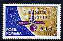 Rumania 1965 Space Flight of Ranger 8 unmounted mint, SG 3263, stamps on space, stamps on communications, stamps on 