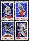 Rumania 1966 Space Achievements perf set of 4 unmounted mint, SG 3377-80*, stamps on space