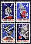 Rumania 1966 Space Achievements perf set of 4 unmounted mint, SG 3377-80*, stamps on , stamps on  stamps on space