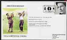 Great Britain 2003 132nd Open Golf Championship illustrated cover with special Golf cancel, stamps on sport, stamps on golf