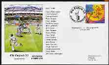 Great Britain 2001 Old England XI v Twyning CC illustrated cover with special 'Cricket' cancel, stamps on sport, stamps on cricket