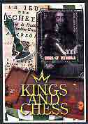 Myanmar 2002 Kings and Chess #01 (Karl I) perf m/sheet cto used, stamps on royalty, stamps on chess