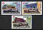 Cuba 2004 Steam Locomotives perf set of 3 cto used*, stamps on railways