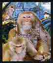 North Korea 2004 Primates perf m/sheet cto used, stamps on , stamps on  stamps on animals, stamps on  stamps on apes