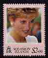Solomon Islands 1998 Diana Princess of Wales Commem perf $2 unmounted mint, SG 907, stamps on royalty, stamps on diana
