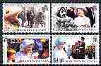 Solomon Islands 1999 Queen Elizabeth the Queen Mother's Century perf set of 4 unmounted mint, SG 941-44, stamps on royalty, stamps on queen mother, stamps on militaria, stamps on 
